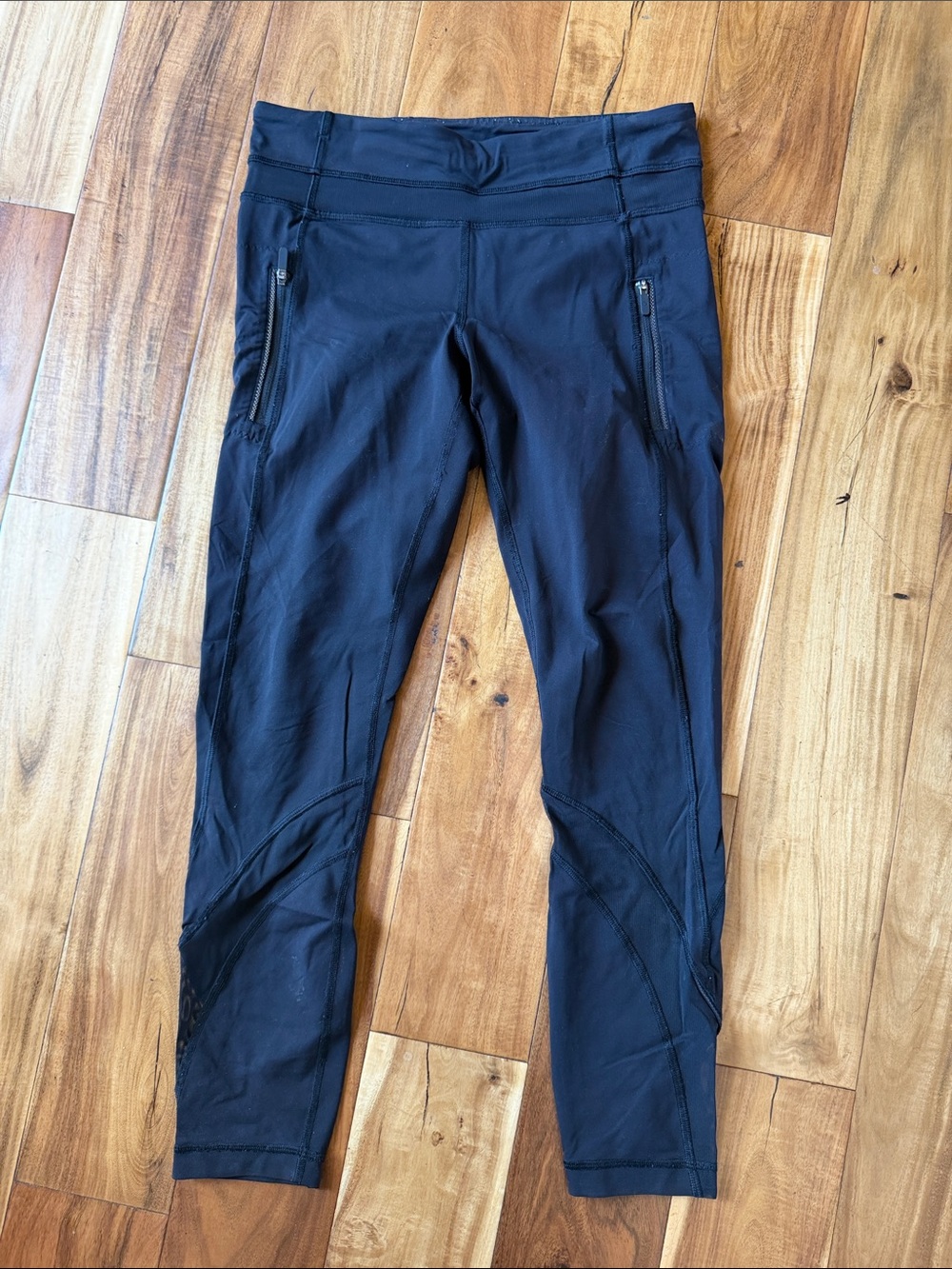 lululemon athletica Black Performance Leggings with Zip Pockets